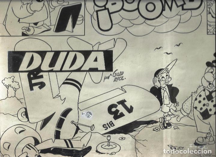 C&oacute;mics: Original de Miquel Ripoll Guadayol. Duda. Publicado en la d&eacute;cada de los 50. - Foto 7