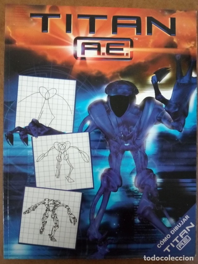 C&oacute;mics: COMO DIBUJAR TITAN A.E. - EDICIONES B - MUY BUEN ESTADO - Foto 1