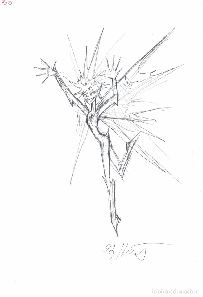 C&oacute;mics: THE PIXIE - Original Sketch - GREG HILDEBRANDT - Foto 1