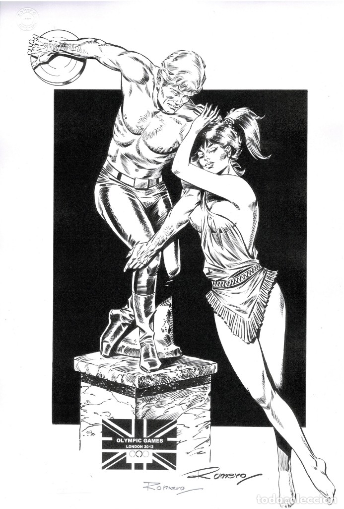 C&oacute;mics: OLIMPIADAS LONDRES - Gicl&eacute;e Edici&oacute;n Limitada - ROMERO - Foto 1