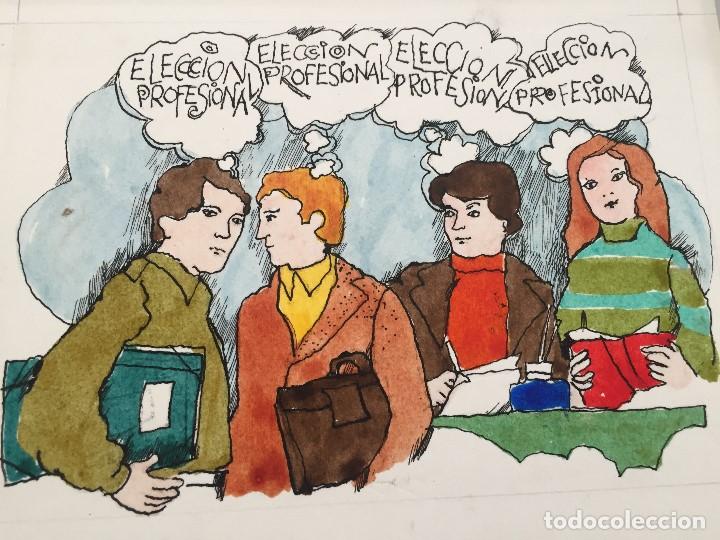 C&oacute;mics: Boada, ilustraci&oacute;n original 1972, catalogada. - Foto 2
