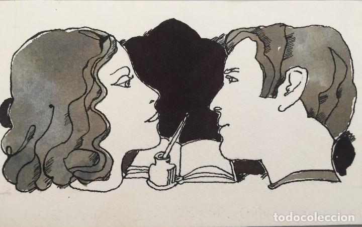 C&oacute;mics: Boada, ilustraci&oacute;n original 1972, catalogada. - Foto 1