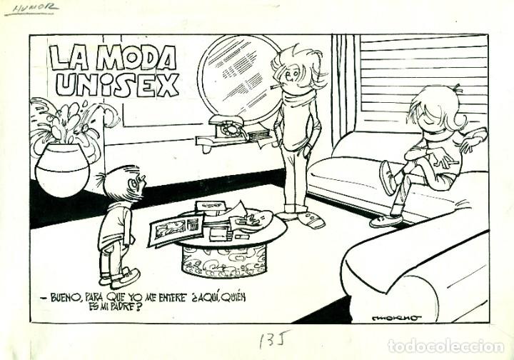 C&oacute;mics: ARTURO MORENO: ORIGINAL DE CHISTE. 30 X 20,5 CMS. - Foto 1