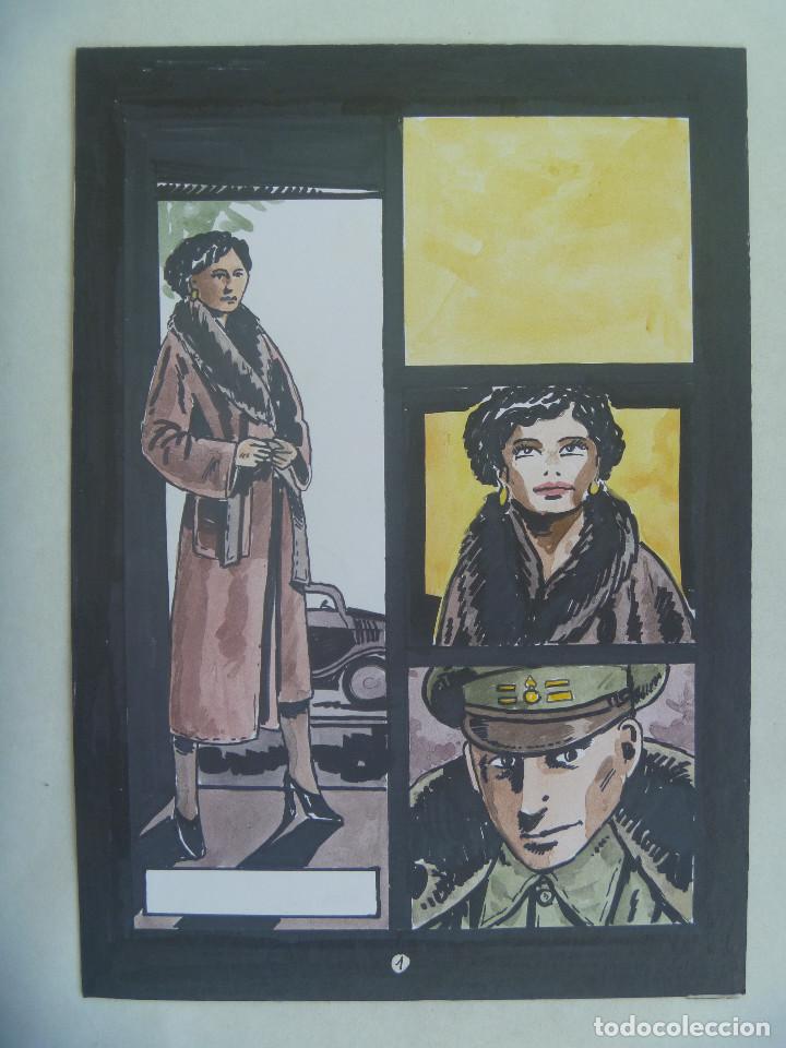 C&oacute;mics: GUERRA CIVIL : HOJA DE COMIC INACABADO - Foto 1