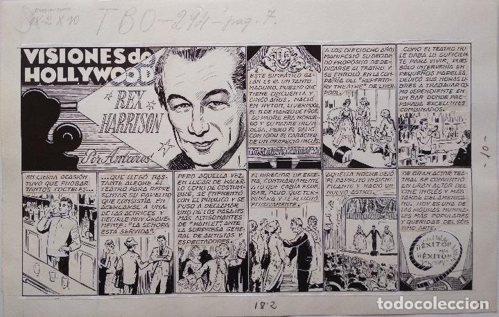 Visiones De Hollywood Dedicado A Rex Harrison P Buy Art Comic At Todocoleccion