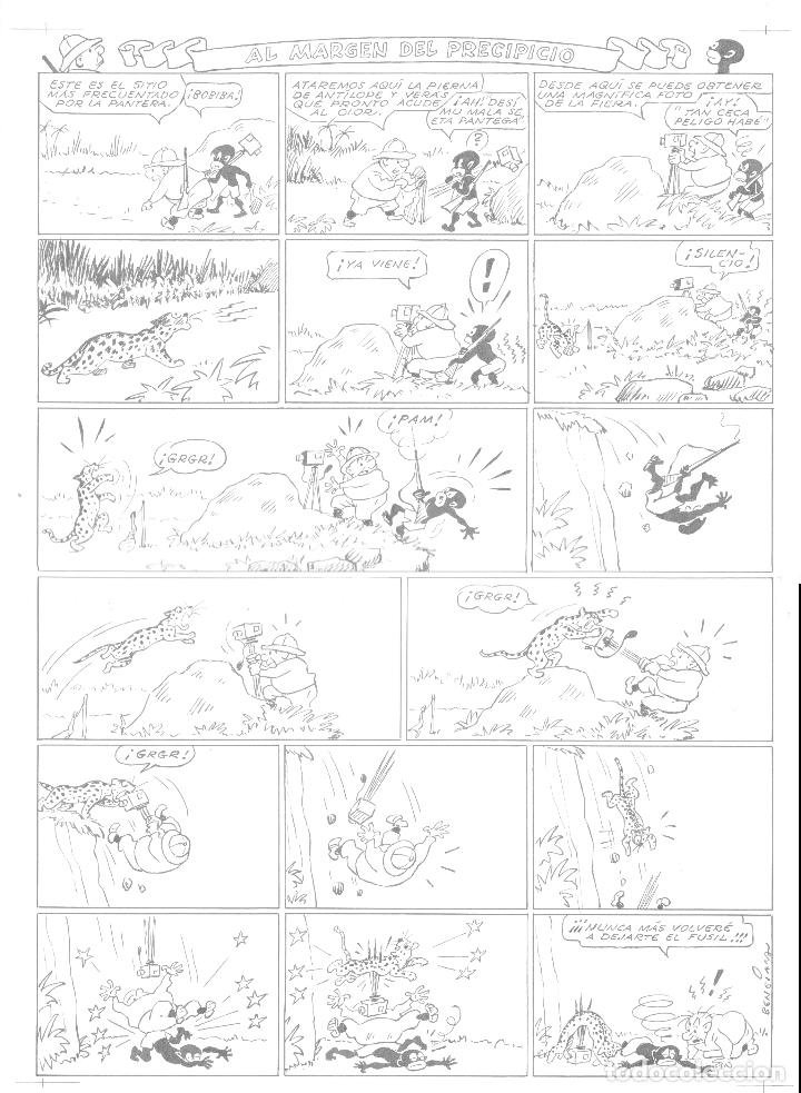 C&oacute;mics: Al margen del precipicio - Original de Benejam - Foto 1