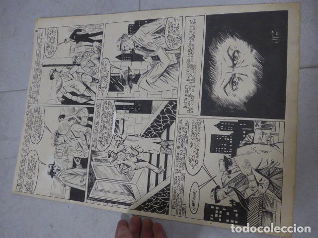 C&oacute;mics: Lote 3 dibujo original de tebeo o comic titulado extra&ntilde;o poder, originales a tinta. - Foto 12