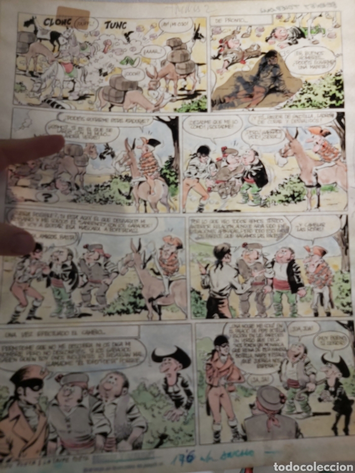 C&oacute;mics: P&aacute;gina original de Los Guerrilleros de Bernet Toledano - Foto 5