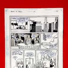 Cómics: THE BOOKS OF MAGIC #27 PAGE 23 ORIGINAL COMIC ART BY PETER GROSS DC VERTIGO. Lote 200171080