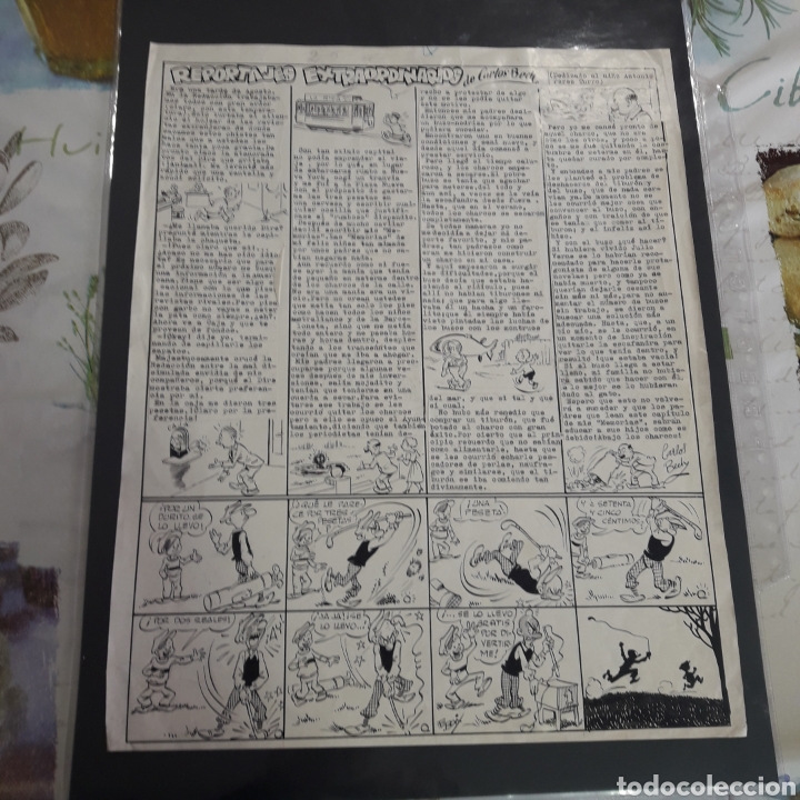 C&oacute;mics: Pagina original de la Risa Emilio Boix y Carlos Bech - Foto 2