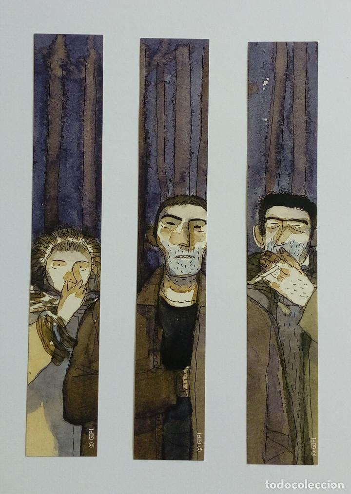 C&oacute;mics: Tres marcap&aacute;ginas con un dibujo de Gipi - Foto 1