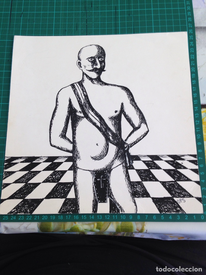 C&oacute;mics: Dibujo original de OPS (Andr&eacute;s Rabago, El Roto) - Foto 1