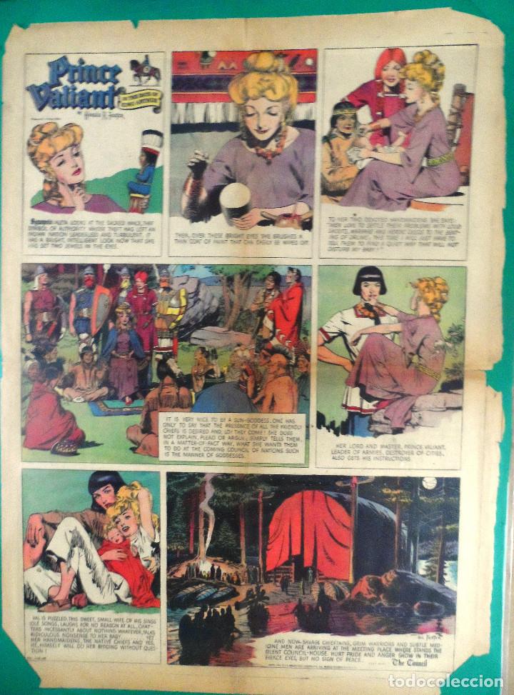 C&oacute;mics: Sunday de prensa del Pr&iacute;ncipe Valiente. A&ntilde;o 1948. - Foto 1