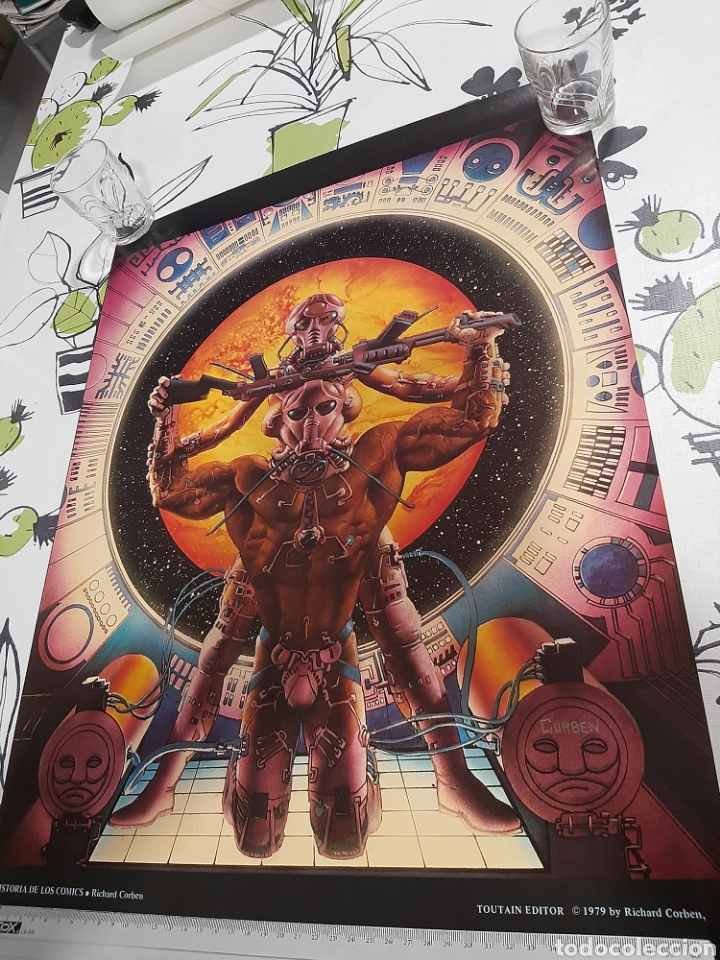C&oacute;mics: Poster de Richard Corben, nunca doblado, protocolo del editor - Foto 1