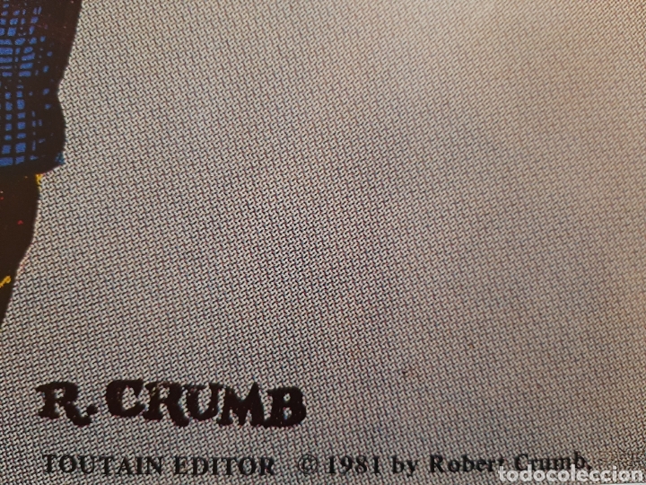 C&oacute;mics: Poster de Robert Crumb para la Historia de los C&oacute;mics, sin doblar, protocolo del editor - Foto 3
