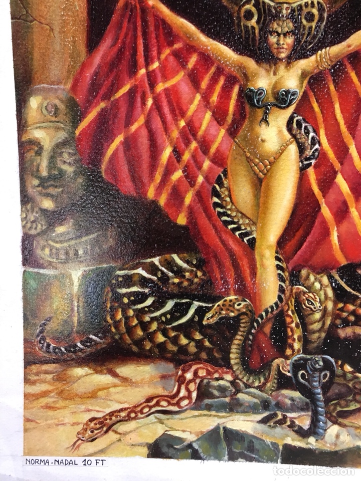 C&oacute;mics: Ilustraci&oacute;n Original de Colls Nadal 1982, 38x55cm - Foto 3
