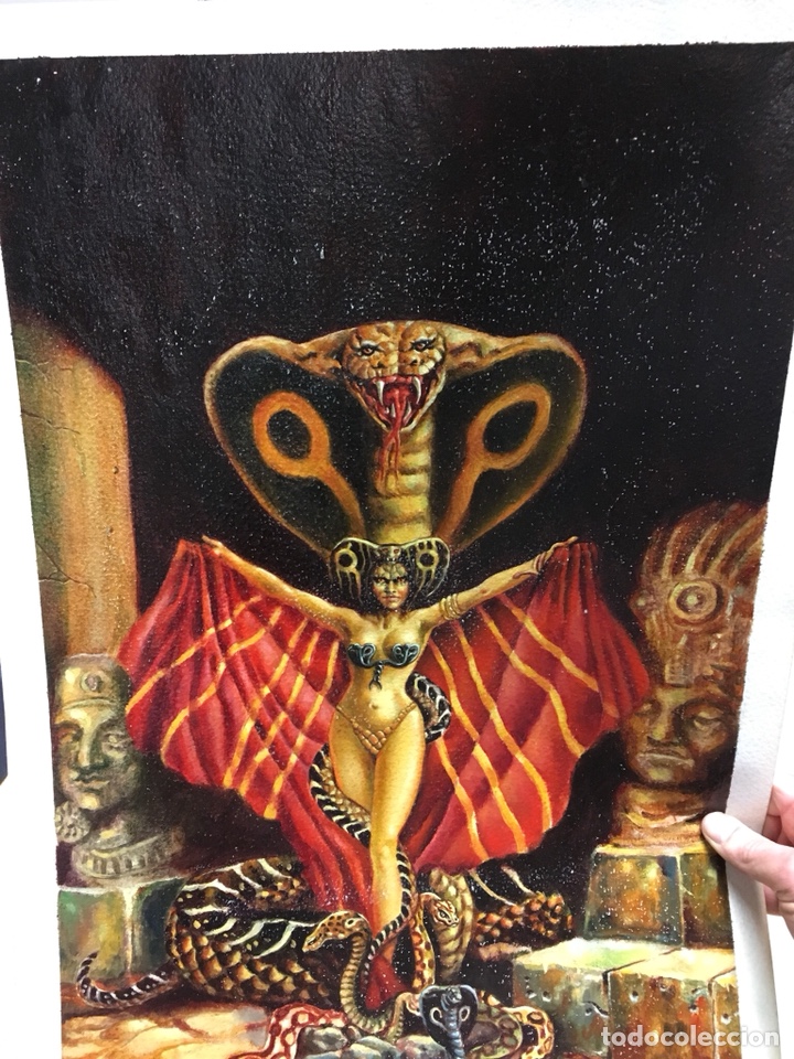 C&oacute;mics: Ilustraci&oacute;n Original de Colls Nadal 1982, 38x55cm - Foto 1