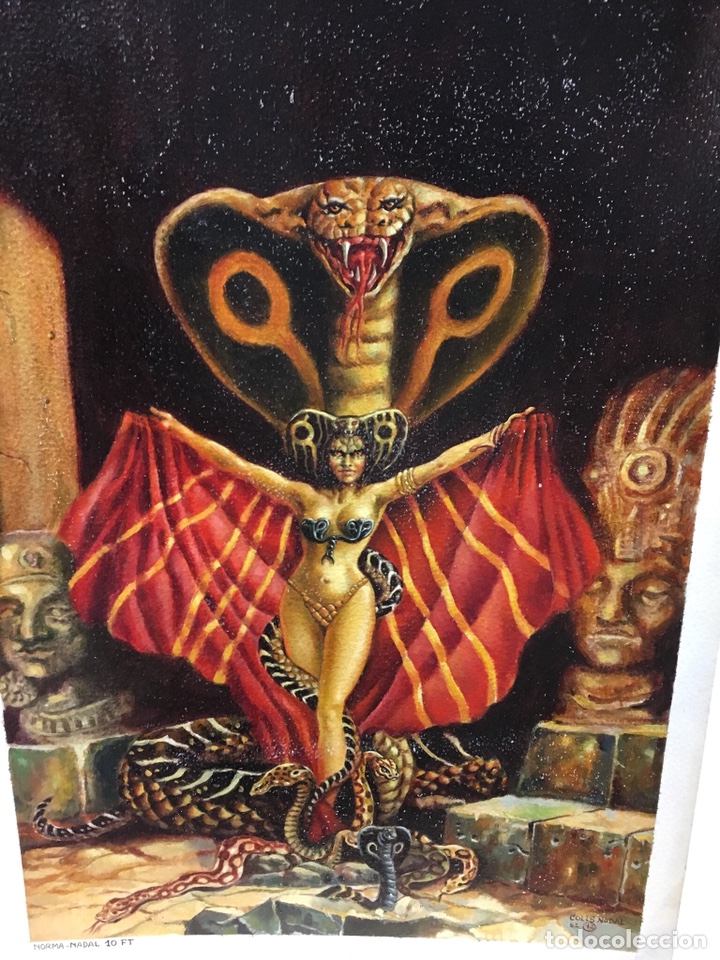 C&oacute;mics: Ilustraci&oacute;n Original de Colls Nadal 1982, 38x55cm - Foto 5