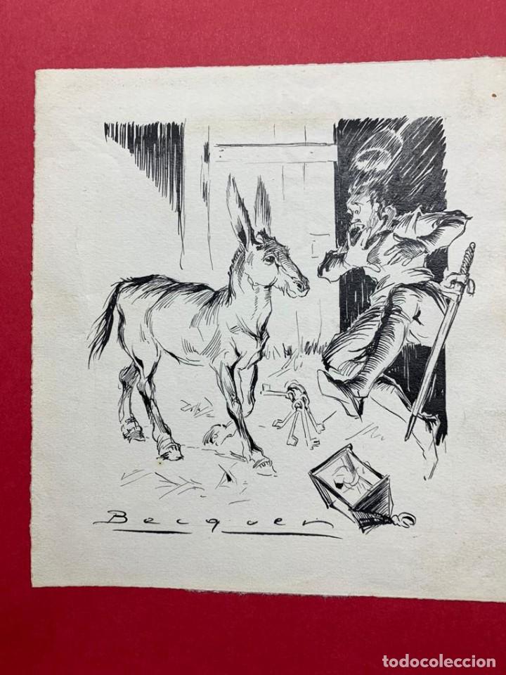 C&oacute;mics: Dibujo original a tinta de B&eacute;cquer (Carlos B&eacute;cquer Dom&iacute;nguez) - Foto 1