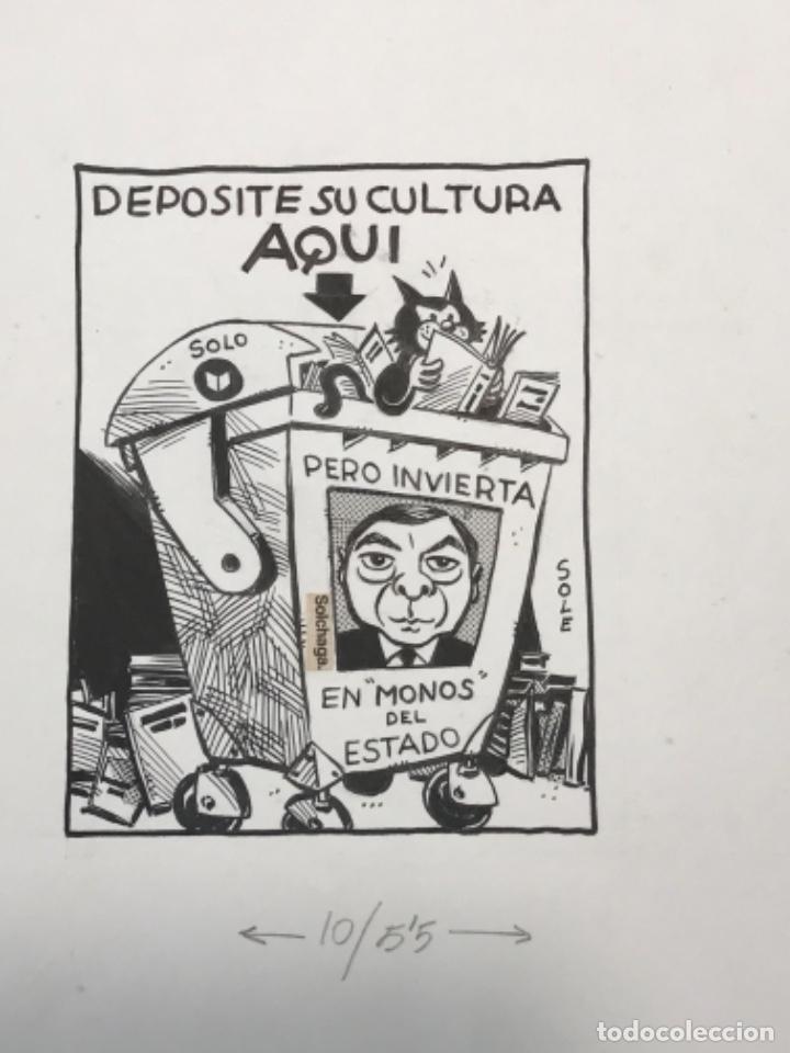 C&oacute;mics: DIBUJO A TINTA DE SOL&Eacute;. VI&Ntilde;ETA. - Foto 1