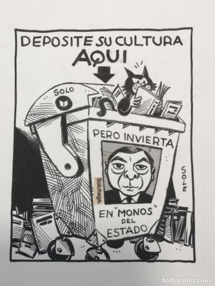 C&oacute;mics: DIBUJO A TINTA DE SOL&Eacute;. VI&Ntilde;ETA. - Foto 2