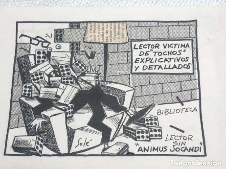 C&oacute;mics: DIBUJO A TINTA DE SOL&Eacute;. VI&Ntilde;ETA. - Foto 2