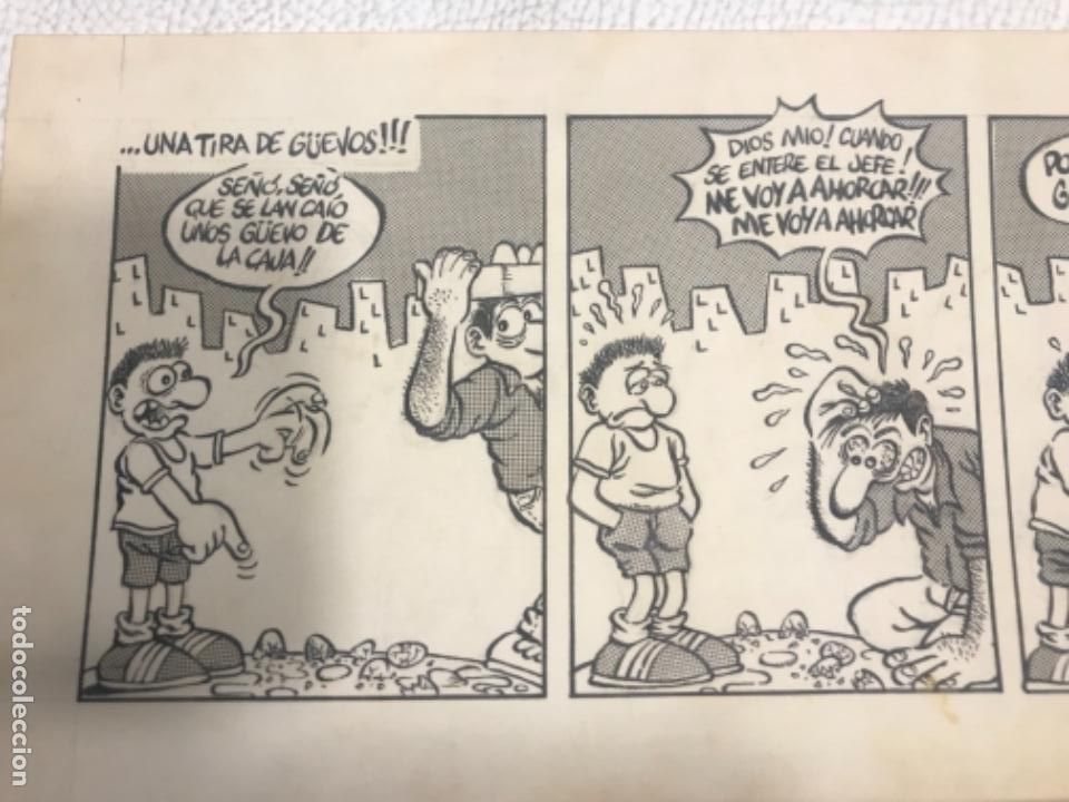 C&oacute;mics: DIBUJO A TINTA DE OSKAR 90. VI&Ntilde;ETA. - Foto 2