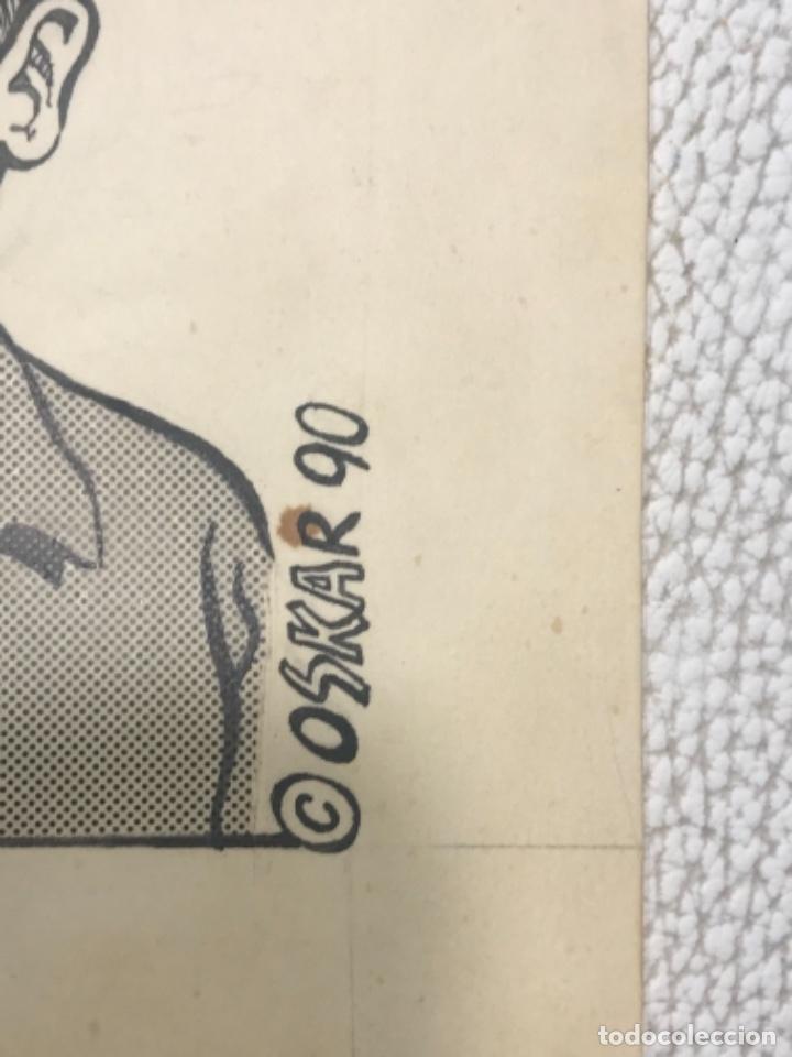 C&oacute;mics: DIBUJO A TINTA DE OSKAR 90. VI&Ntilde;ETA. - Foto 4