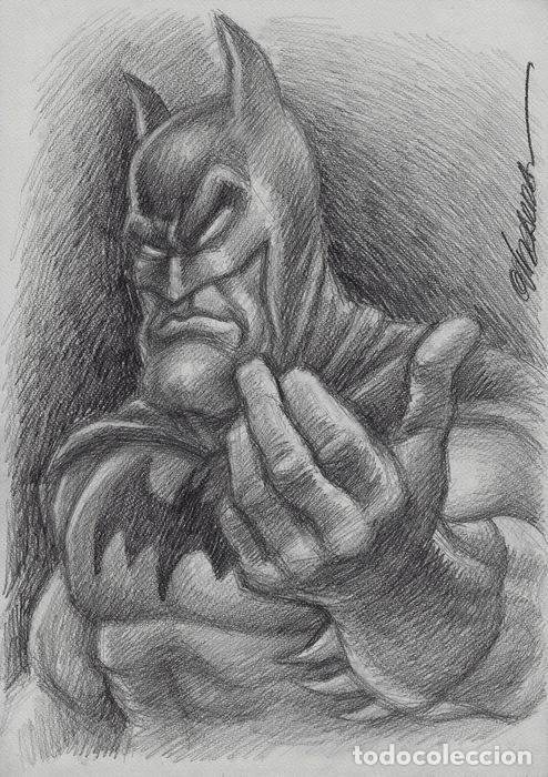 joan vizcarra. dibujo original batman - Buy Art comics on todocoleccion