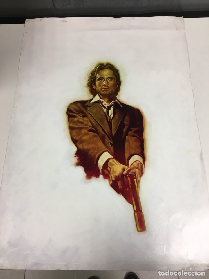 C&oacute;mics: Ilustraci&oacute;n Original de Gabriel - Michael Douglas, 51x73cm - Foto 4