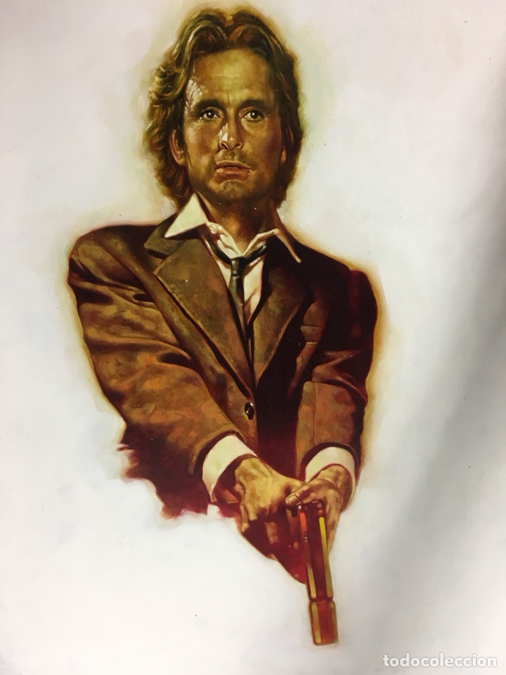C&oacute;mics: Ilustraci&oacute;n Original de Gabriel - Michael Douglas, 51x73cm - Foto 1