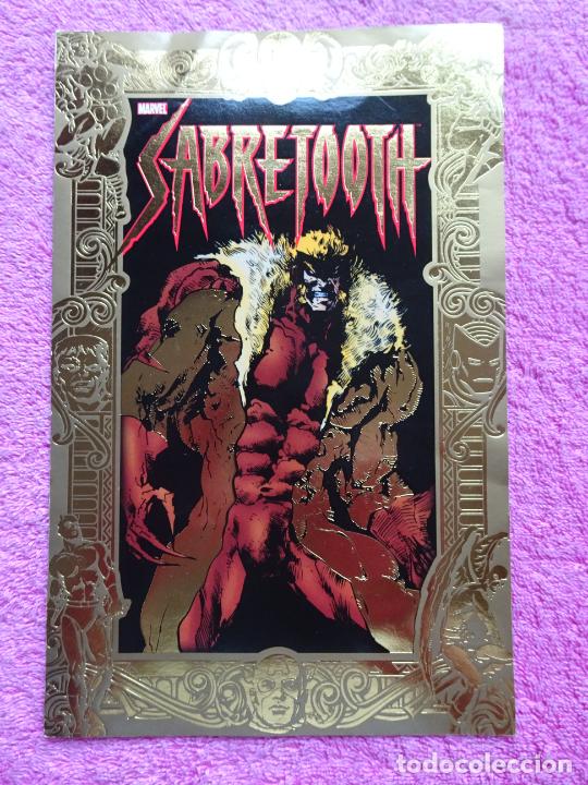 sabretooth dientes de sable marvel lámina troquelada | todocoleccion (Buy It Now)