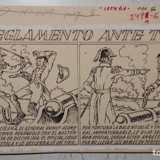 Cómics: ORIGINAL DE ANTONI BATLLORI JOFRE TITULAD EL REGLAMENTO ANTE TODO. Lote 298727743