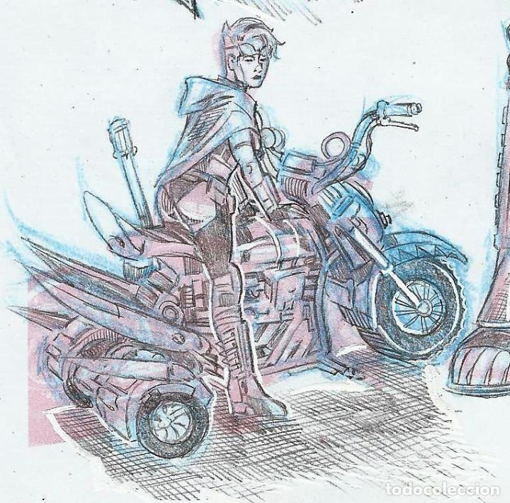 C&oacute;mics: ROGER - DIBUJO WARRIOR GIRL - ORIGINAL DRAWING - Foto 3