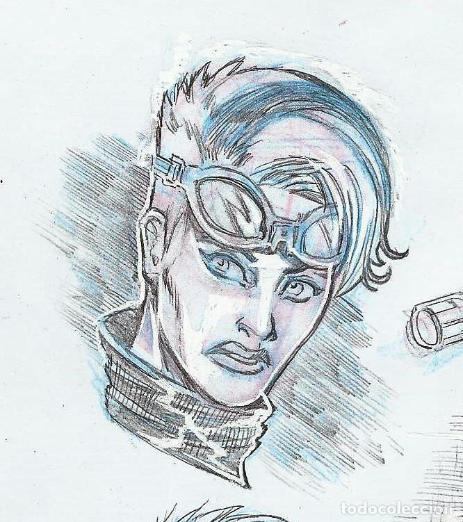 C&oacute;mics: ROGER - DIBUJO WARRIOR GIRL - ORIGINAL DRAWING - Foto 4
