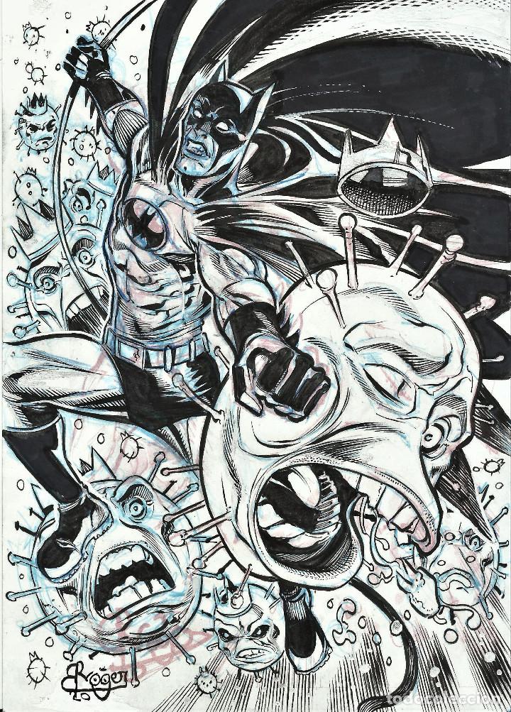 C&oacute;mics: Dibujo original - Batman - Roger - Original drawing - Foto 1