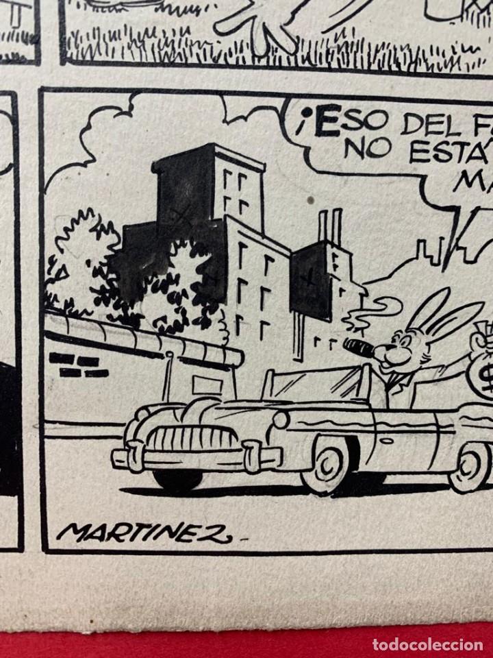 C&oacute;mics: pagina original a tinta de Martinez Osete publicada en La Risa - Foto 2