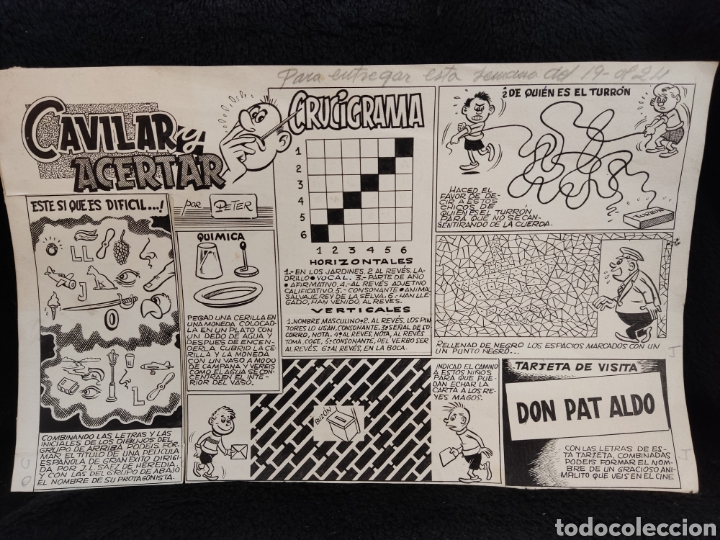 C&oacute;mics: Dibujo original, Peter. 31cm x 19cm - Foto 1