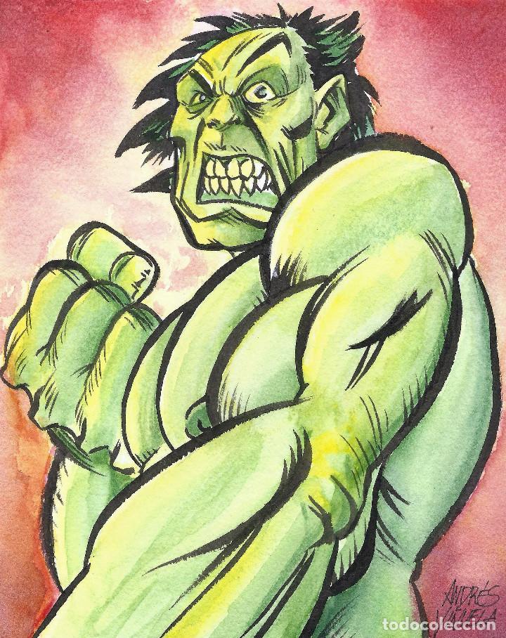 C&oacute;mics: DIBUJO ORIGINAL - HULK - VI&Ntilde;UELA - Foto 1