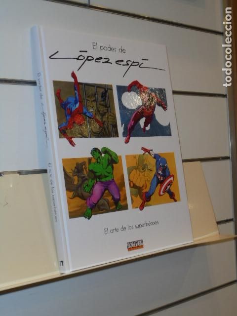 C&oacute;mics: EL PODER DE LOPEZ ESP&Iacute; EL ARTE DE LOS SUPERHEROES TOMO CARTON&Eacute; - DOLMEN - Foto 1