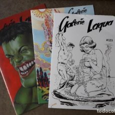 Fumetti: 3 CATÁLOGOS ORIGINALES COMIC (ORIGINAL COMIC ART) GALERIA LAQUA