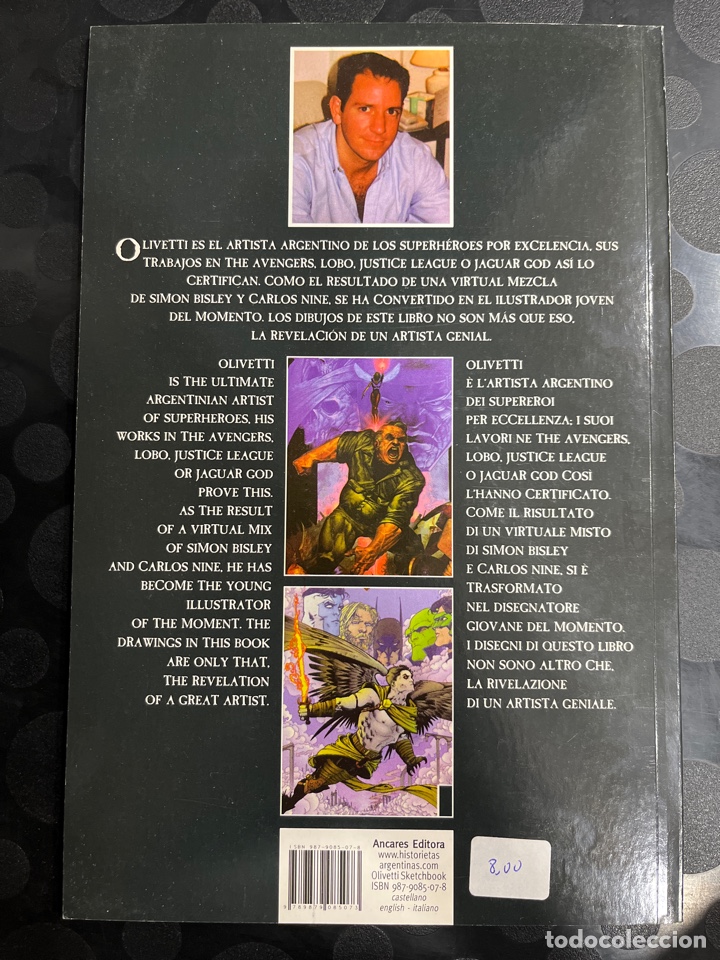 C&oacute;mics: OLIVETTI VOL.1 SKETCHBOOK Ed ANCARES ( 2001/2003 ) - Foto 2