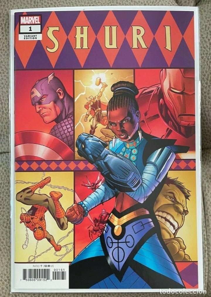 C&oacute;mics: SHURI ISSUE 1 COVER MARVEL PRELIM BY Carlos Pacheco - Foto 3