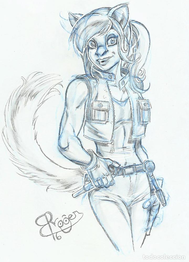 C&oacute;mics: ORIGINAL DIBUJO - ORIGINAL DRAWING - ROGER BONET - - Foto 1
