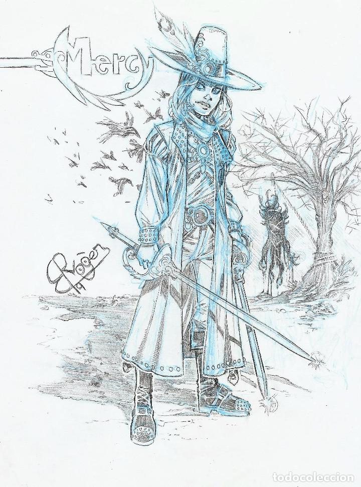 C&oacute;mics: ORIGINAL DIBUJO - ORIGINAL DRAWING - ROGER BONET - - Foto 1