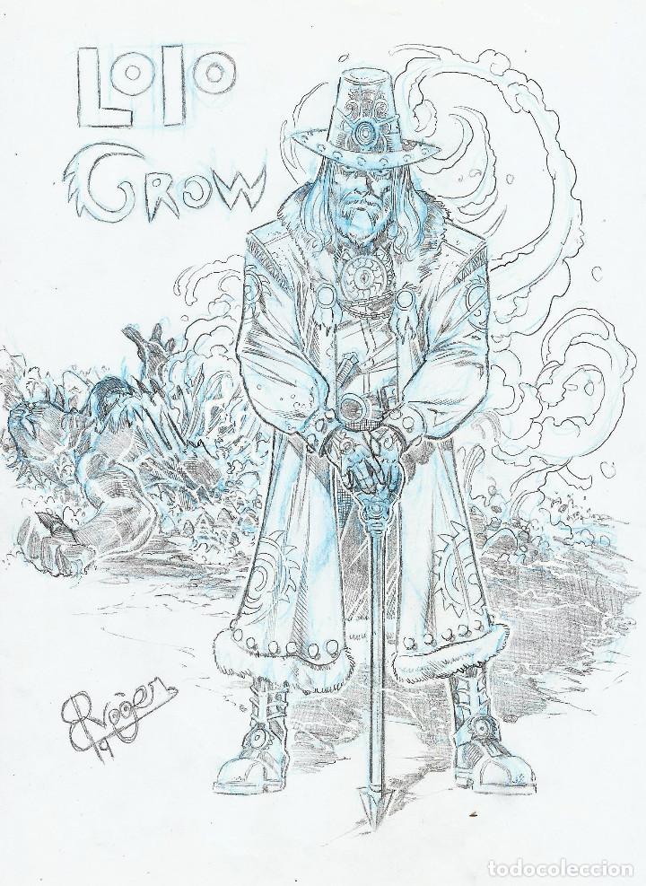 C&oacute;mics: ORIGINAL DIBUJO - ORIGINAL DRAWING - ROGER BONET - - Foto 1