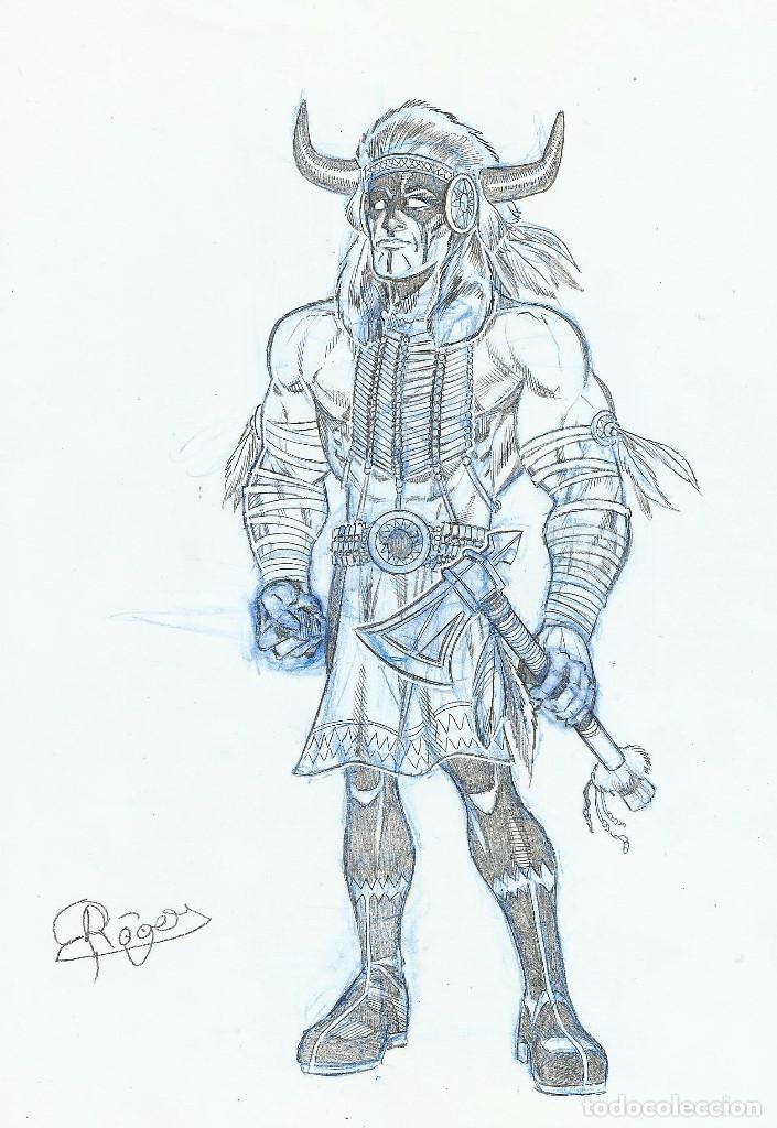 C&oacute;mics: ORIGINAL DIBUJO - ORIGINAL DRAWING - ROGER BONET - - Foto 1
