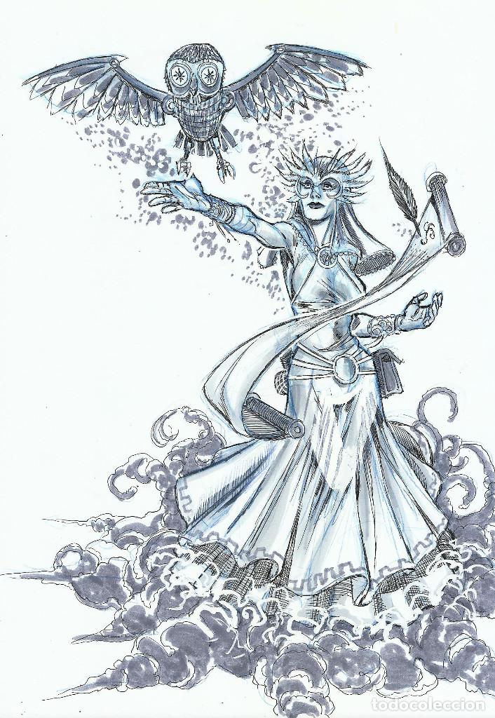 C&oacute;mics: DIBUJO ORIGINAL - ROGER BONET - ORIGINAL DRAWING - Foto 1
