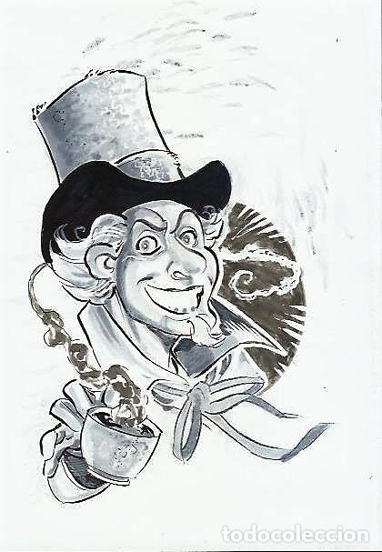 C&oacute;mics: DIBUJO ORIGINAL - ORIGINAL DRAWING - ROGER BONET - Foto 1