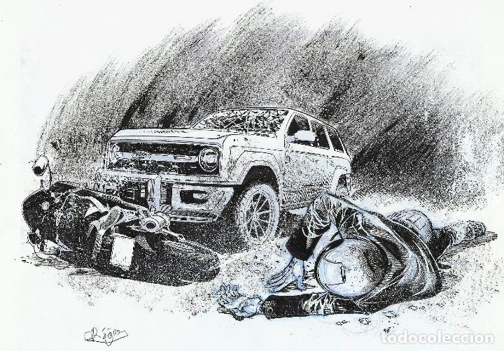 C&oacute;mics: DIBUJO ORIGINAL - ROGER BONET - ORIGINAL DRAWING - Foto 1